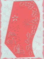 Piercing Template Christmas Greetings